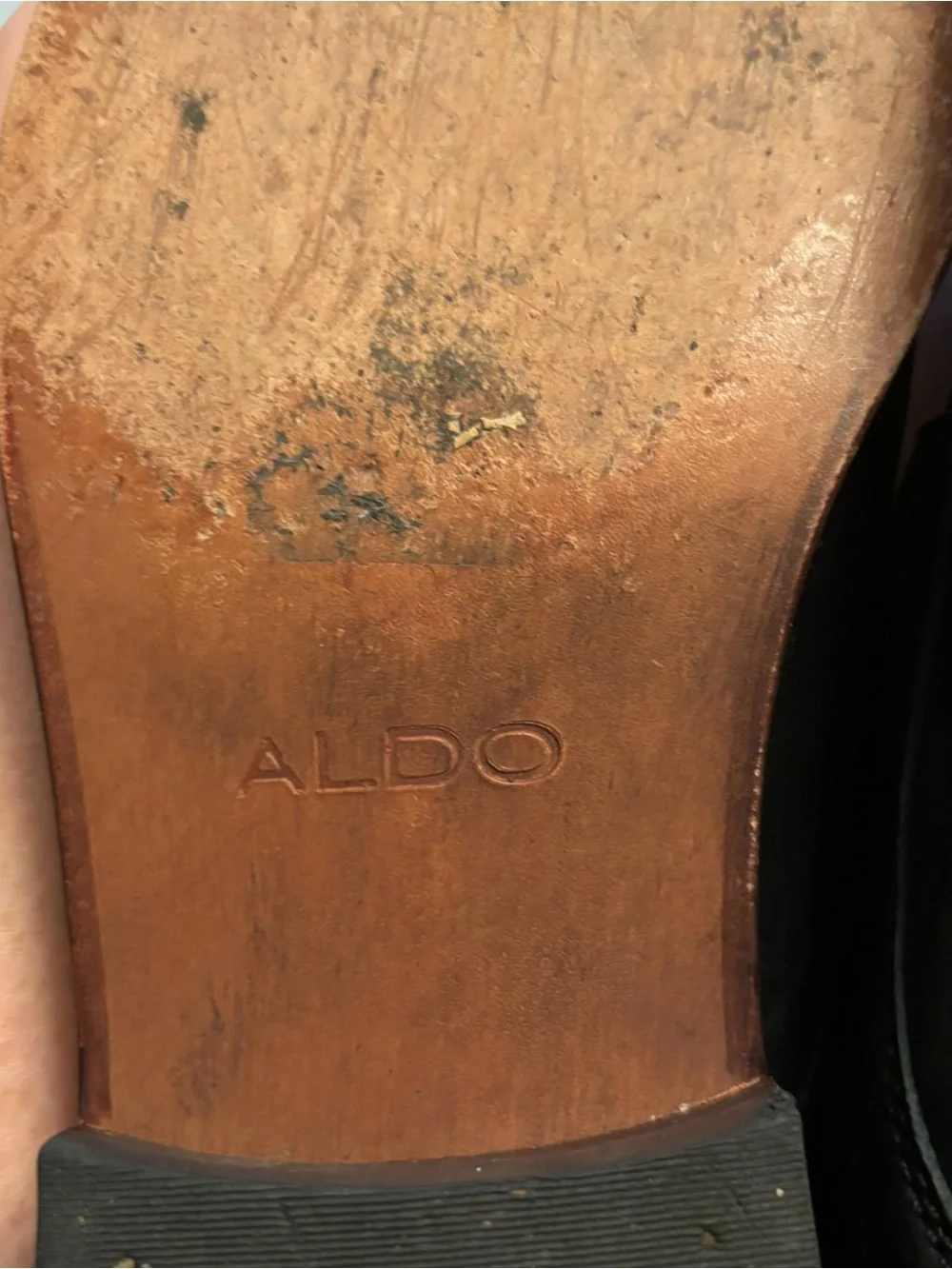 ALDO Men's Black Leather Chukka Boots